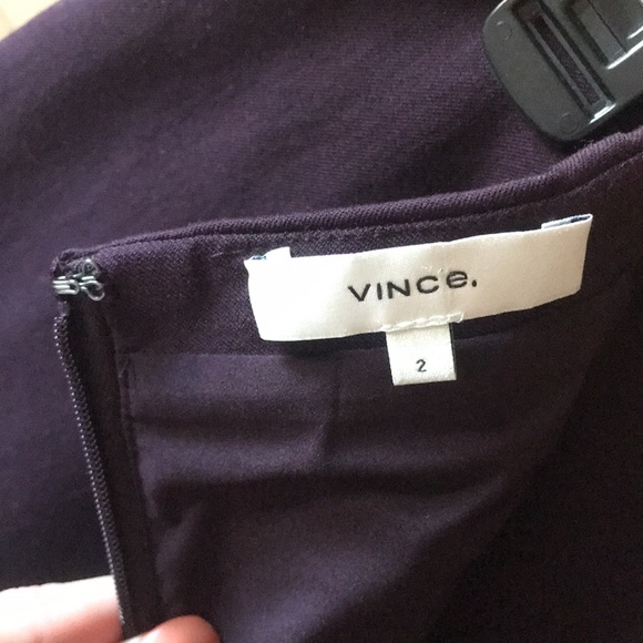 Vince | Burgundy Pencil Skirt Size 2 - Picture 3 of 7